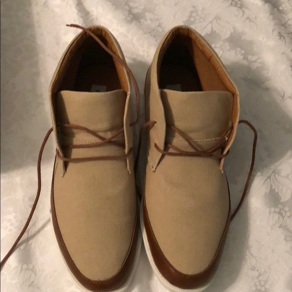 NEW Ben Sherman Tan Chukka Size 11 Sinclair Canvas - Picture 4 of 10